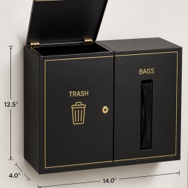 Commercial unit, black with gold trim